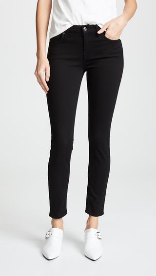 7 for All Mankind + (B)air Ankle Skinny Jeans