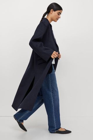 H&M + Oversized Wool-Blend Coat