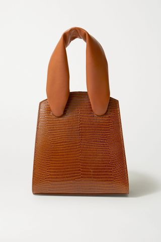 Little Liffner + Mini Lizard-Effect and Smooth Leather Tote
