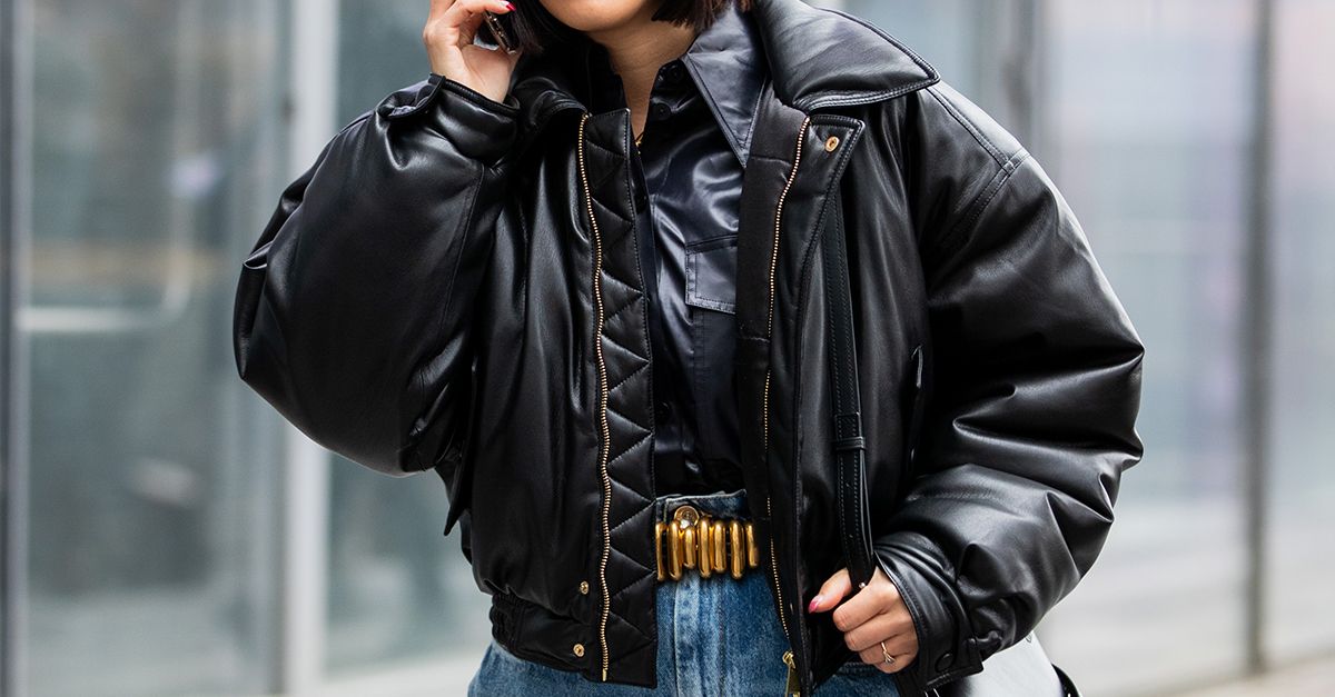 The Cool Leather Puffer Jackets to Wear All Winter | Who