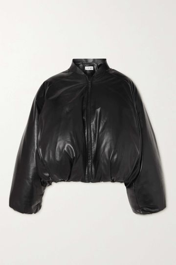 The Cool Leather Puffer Jackets to Wear All Winter | Who What Wear