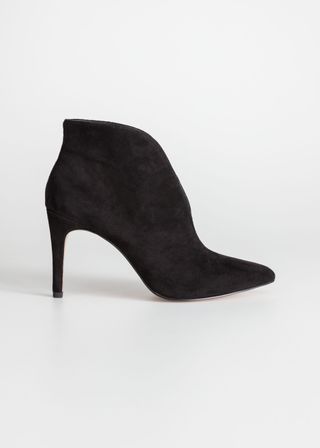 & Other Stories + Front Cut Suede Boots