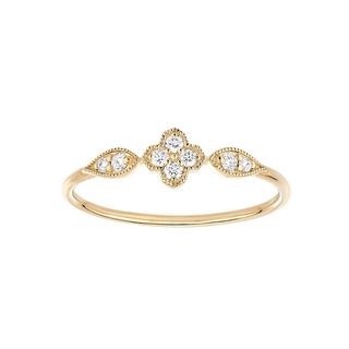 Stone Paris + Fleurs Du Mal Yellow Gold and Diamond Ring