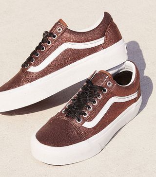 Vans + Old Skool Glitter Sneakers