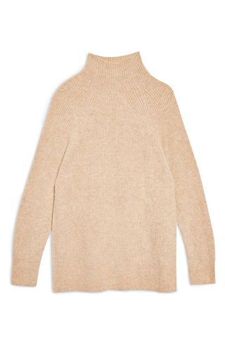 Topshop + Raglan Turtleneck Neck Sweater