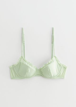 & Other Stories + Padded Mulberry Silk Bra