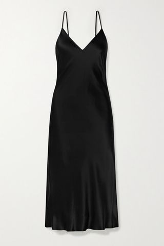 L'Agence + Jodie Silk-Satin Midi Dress
