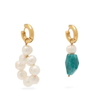 Timeless Pearly + Mismatched Pearl and Bead Drop Earrings