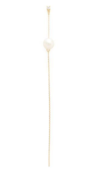 Cloverpost + Buoy Single Earring with Freshwater Cultured Pearl