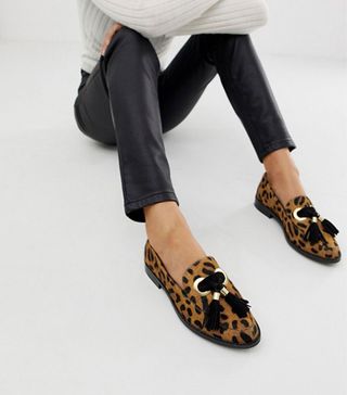 ASOS Design + Mimi Leather Loafers
