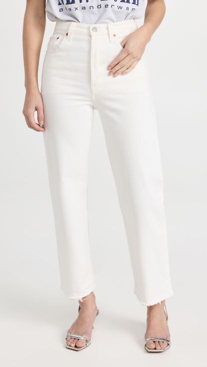How to Wear White Jeans: 8 Chic White-Jeans Outfits | Who What Wear