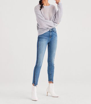 7 for All Mankind + Luxe Vintage Ankle Skinny Jeans