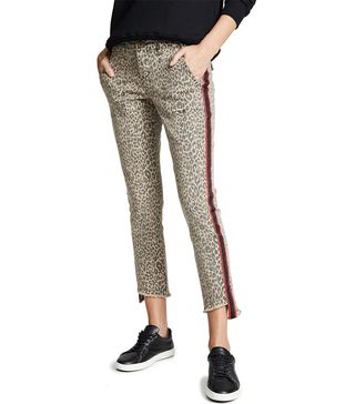 Pam & Gela + Uniform Side Stripe Step Hem Jeans