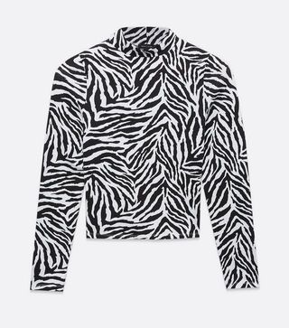 New Look + Zebra Print Top
