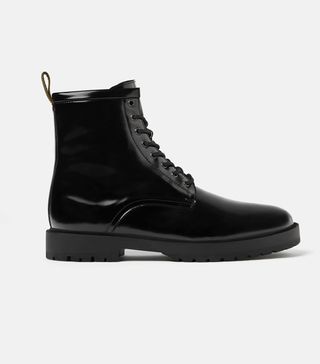 Zara + Black Combat Boots