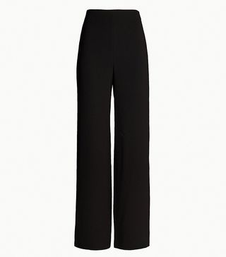 Theory + Wide-Leg Crepe Trousers