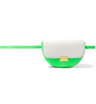 Wandler + Anna Two-Tone Neon Leather Belt Bag