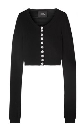 Marc Jacobs + Cropped Knitted Cardigan