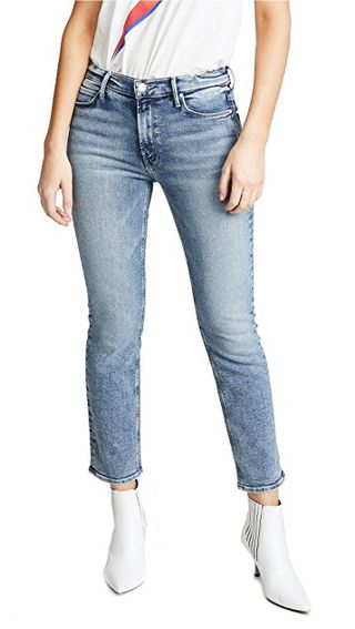 Mother + The Mid Rise Dazzler Ankle Jeans