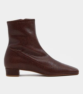 By Far + Este Leather Ankle Boot