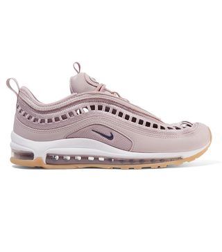 Nike + Air Max 97 Ultra 17 Si Cutout Mesh And Leather Sneakers