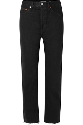 Re/Done + Originals High-rise Stove Pipe Straight-leg Jeans