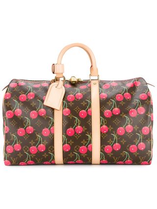LOUIS VUITTON VINTAGE + Cherry Keepall 45 travel handbag