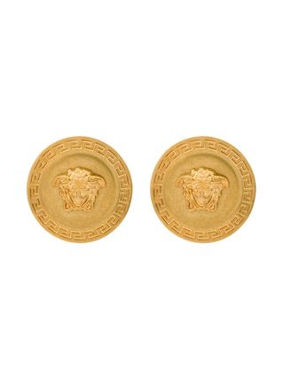 Versace + Tribute Medusa Stud Earrings