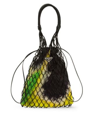 Prada + Netted Top Handle Bag