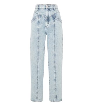 Isabel Marant + Lenia High-Rise Straight-Leg Jeans