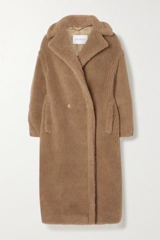 Max Mara + Teddy Bear Icon Camel Hair and Silk-Blend Coat