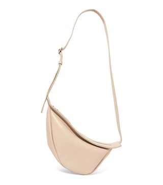 The Row + Slouchy Banana Small Leather Shoulder Bag