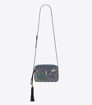 Saint Laurent + Blue Jeans Matelasse Crossbody Camera Bag