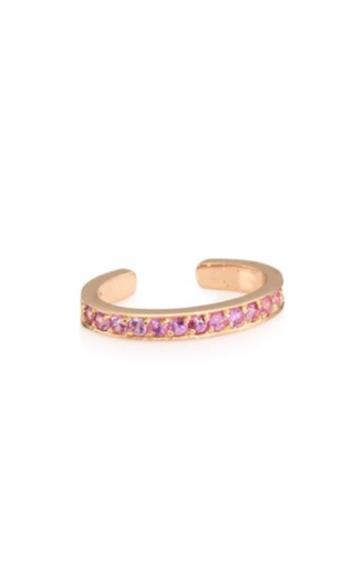 Anita Ko + Pink Sapphire 
18K Rose Gold Ear Cuff