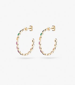 Sophie Dagon + Boucles D'oreilles Rainbow Multicolores