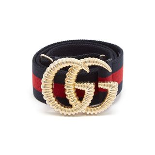 Gucci + GG-Logo Elasticated Belt