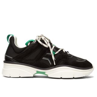 Isabel Marant + Kindsay Leather and Suede Trainers