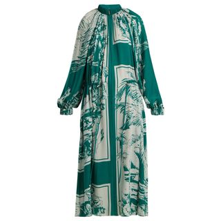 Tibi + Leilani Oversized Silk Dress