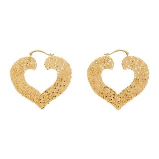 Veneda Carter + Ssense Exclusive Gold Heart Earrings