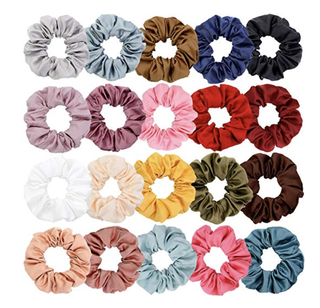 Chloven + Large Satin Hair Scrunchies