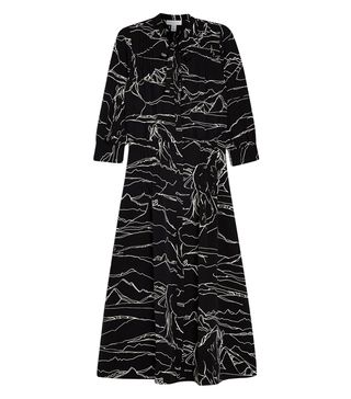 Topshop + Horse Print Midi Dress