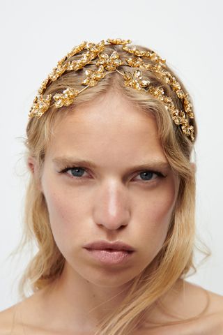Zara + Sparkly Floral Headband