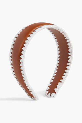 Zimmerman + Ric Rac Whipstitched Leather Headband