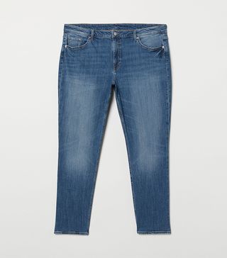 H&M+ + Girlfriend Regular Jeans
