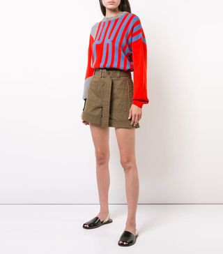 Proenza Schouler + PSWL Utility Belted Shorts