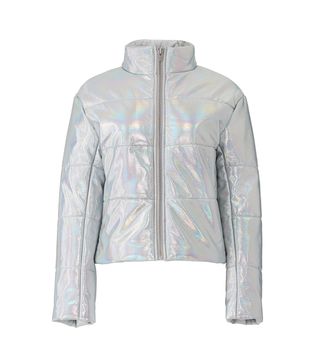 Veda + Sharpe Hologram Puffer Coat