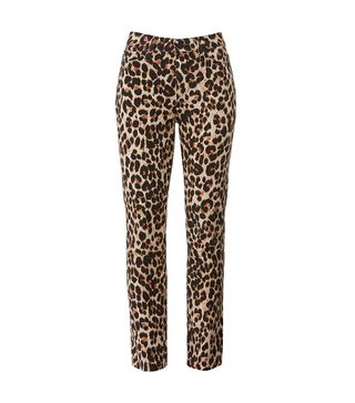 Paige + Sahara Leopard Hoxton Jeans