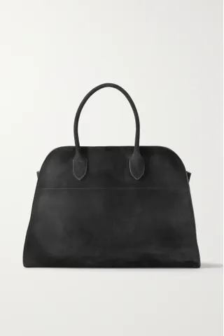 The Row + Margaux 15 Air Suede Tote