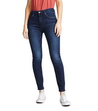 Mother + High-Rise Looker Ankle Jeans