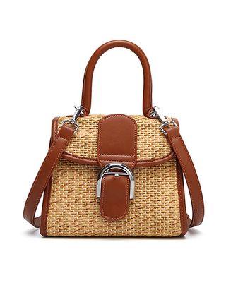 Boshiho + Straw Woven Handbag